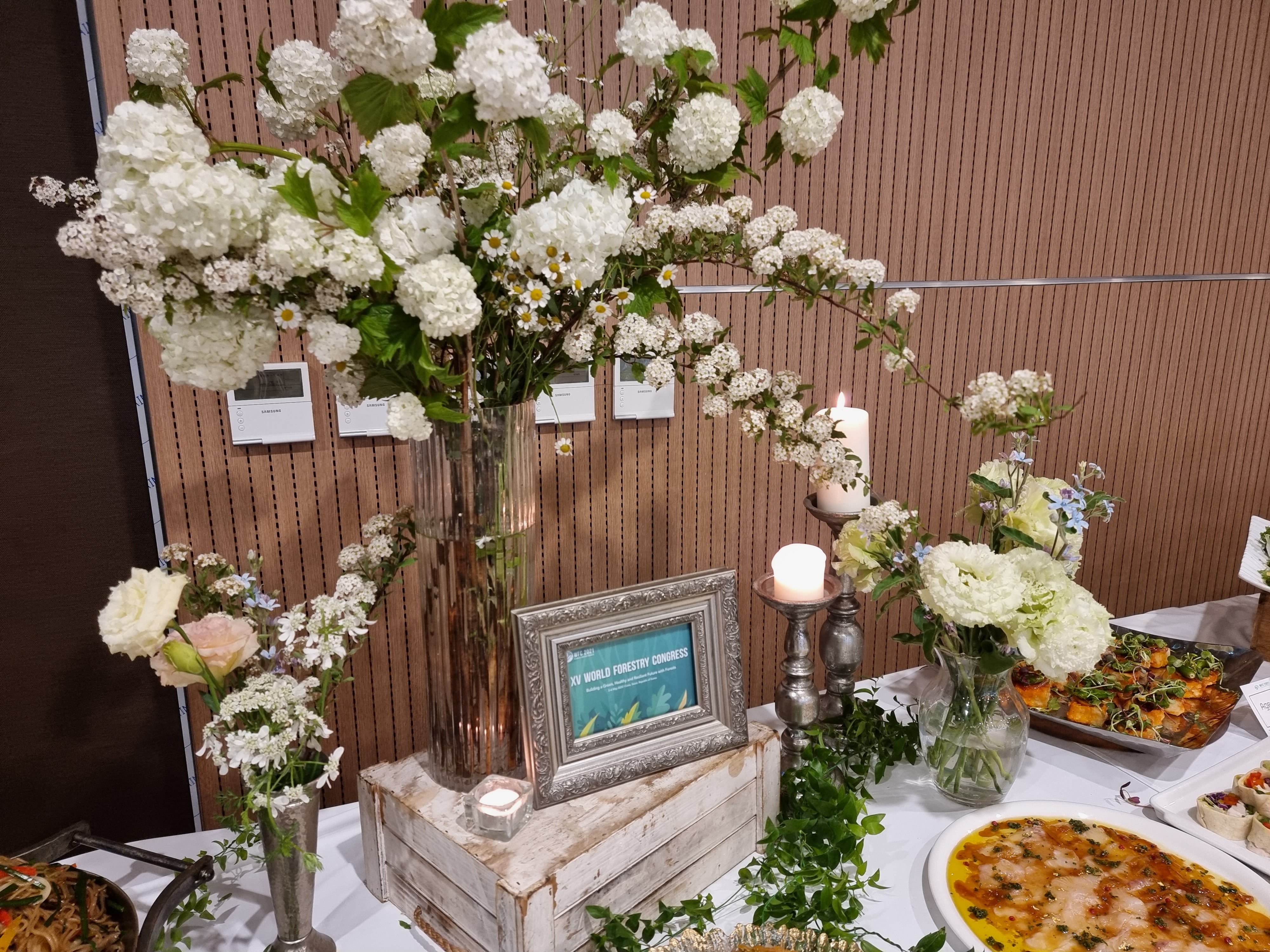 코코그레이스 케이터링 - 핑거푸드 뷔페 테이블 세팅