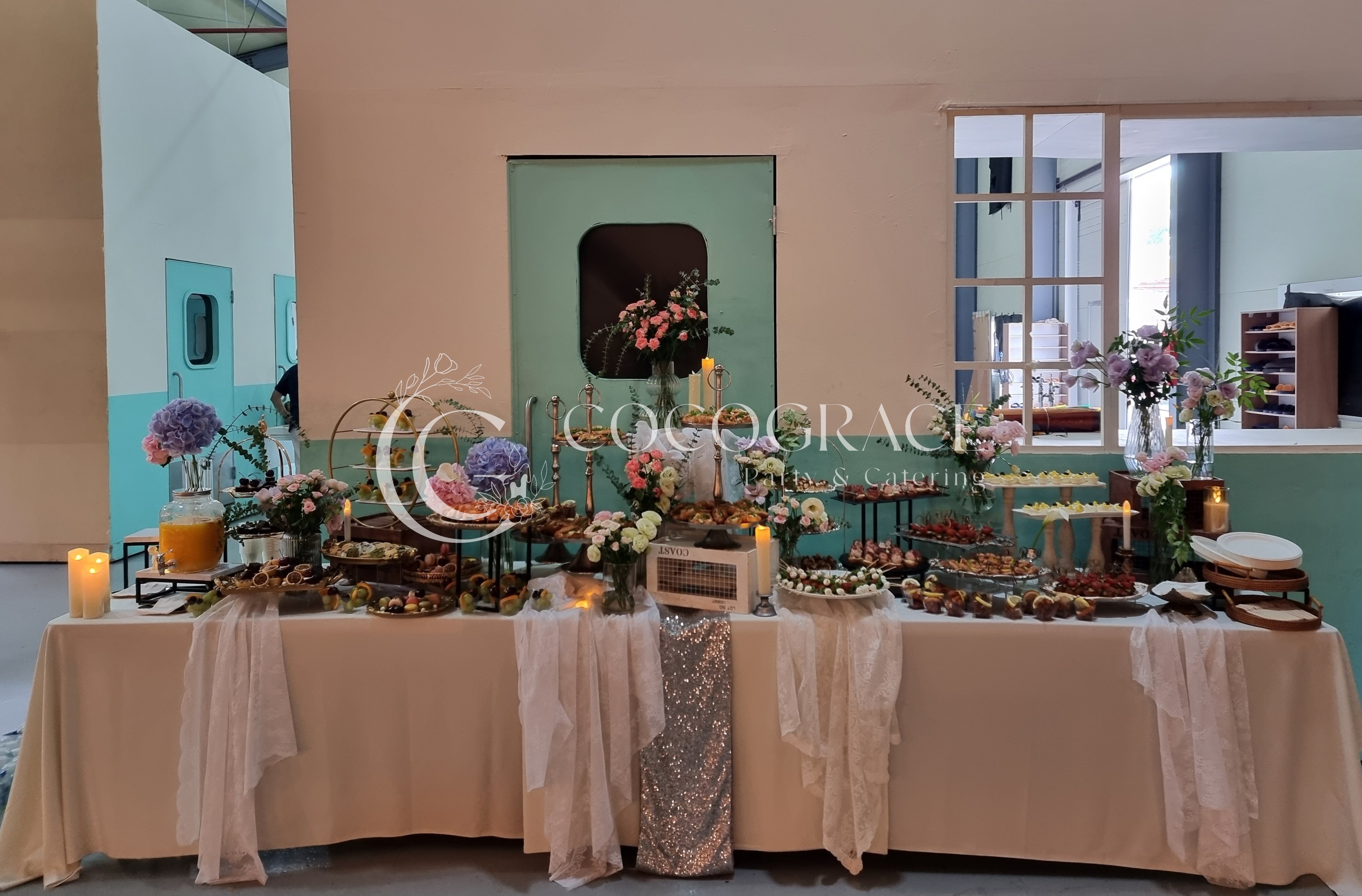 광고 촬영 현장 케이터링